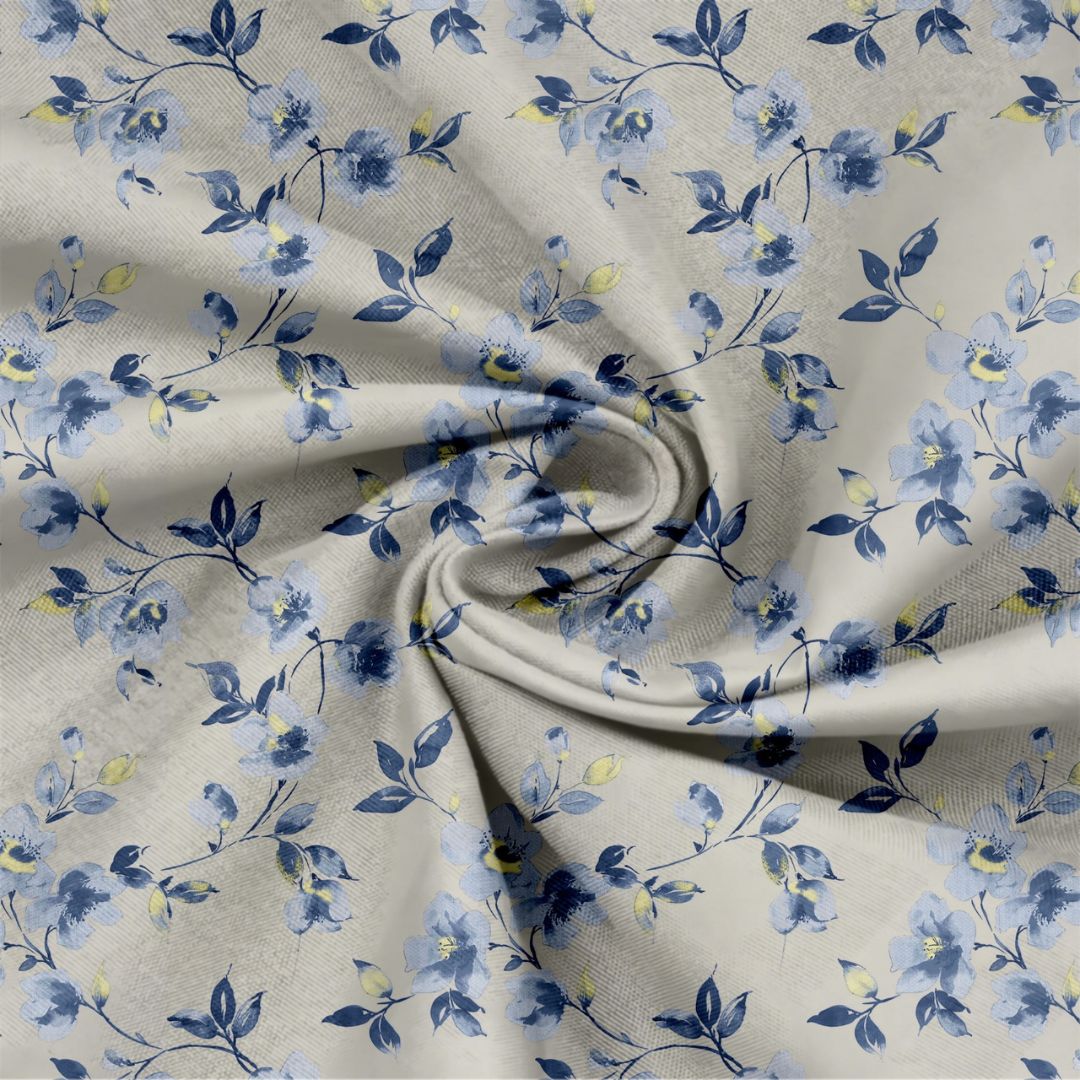 Eternal Bloom King Flat Bedsheet 210 TC