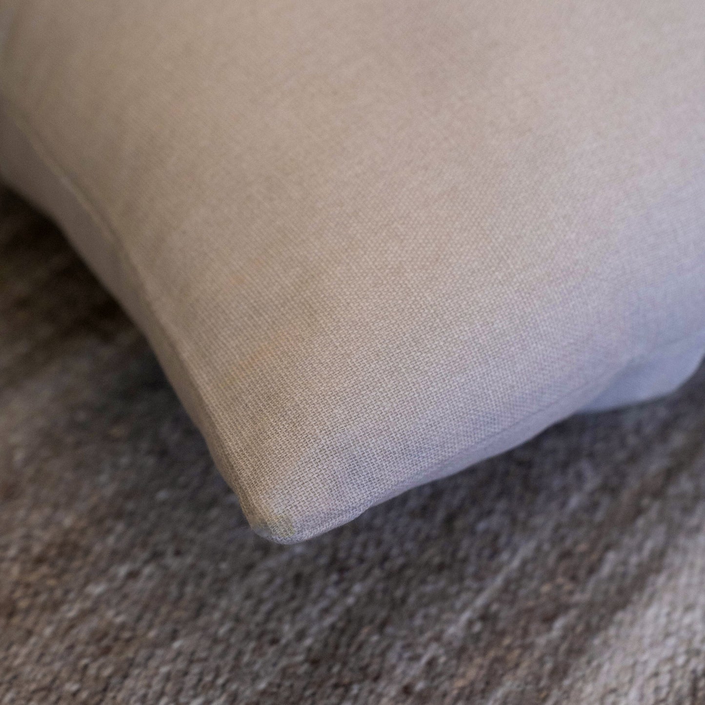 Oak & Lily Plain Beige Cotton Cushion Cover | 100% Pure Cotton | Soft, Elegant & Washable | Premium European Quality