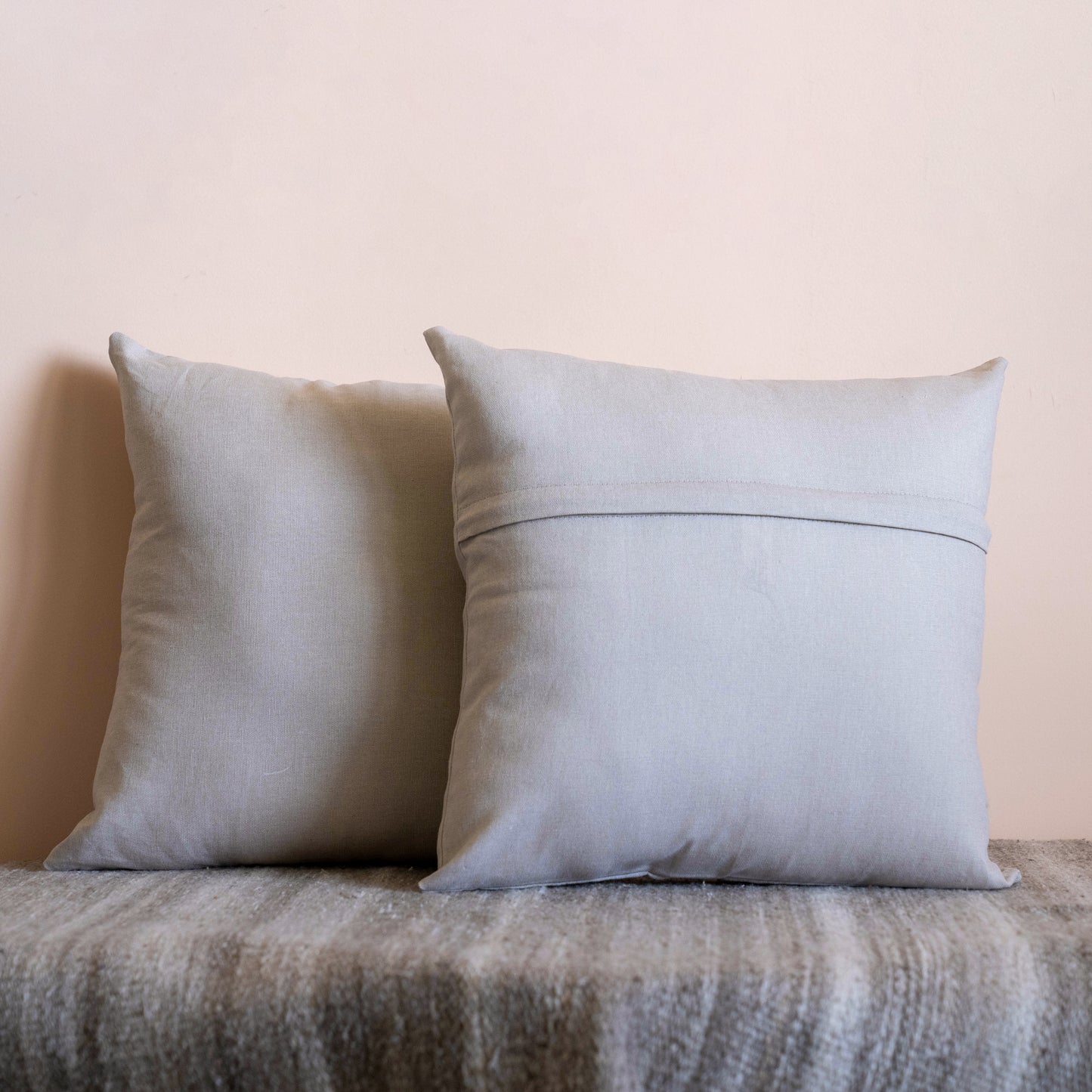 Oak & Lily Plain Beige Cotton Cushion Cover | 100% Pure Cotton | Soft, Elegant & Washable | Premium European Quality