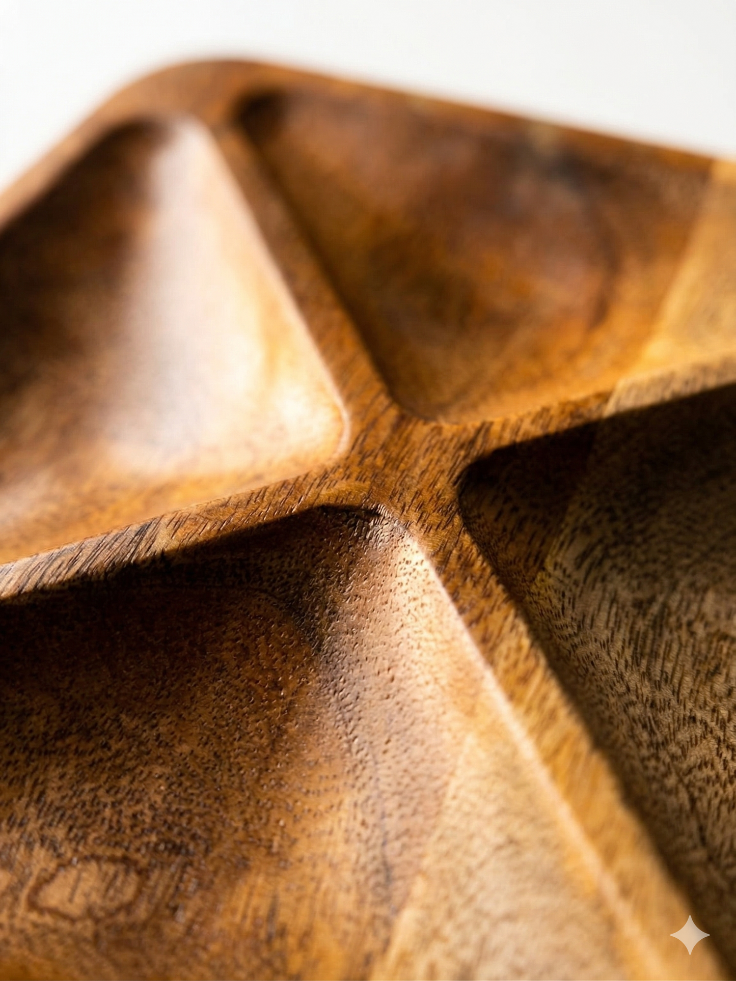 Oak & Lily | Pure Mango Wood Tray (20 X 20 CM)