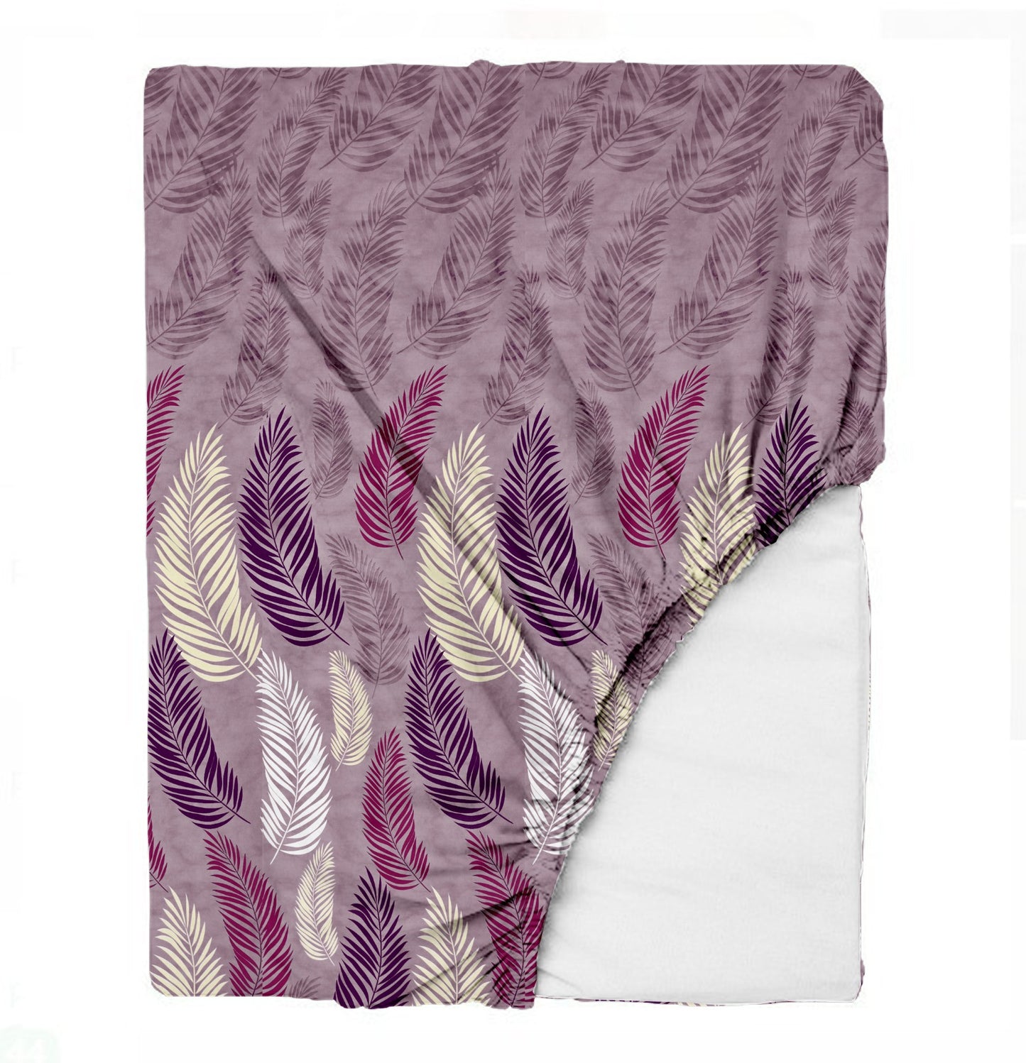 Oak & Lily King Size Bedsheet – Vintage Petal Teal | 100% Cotton | 2 Pillow Covers | European Quality