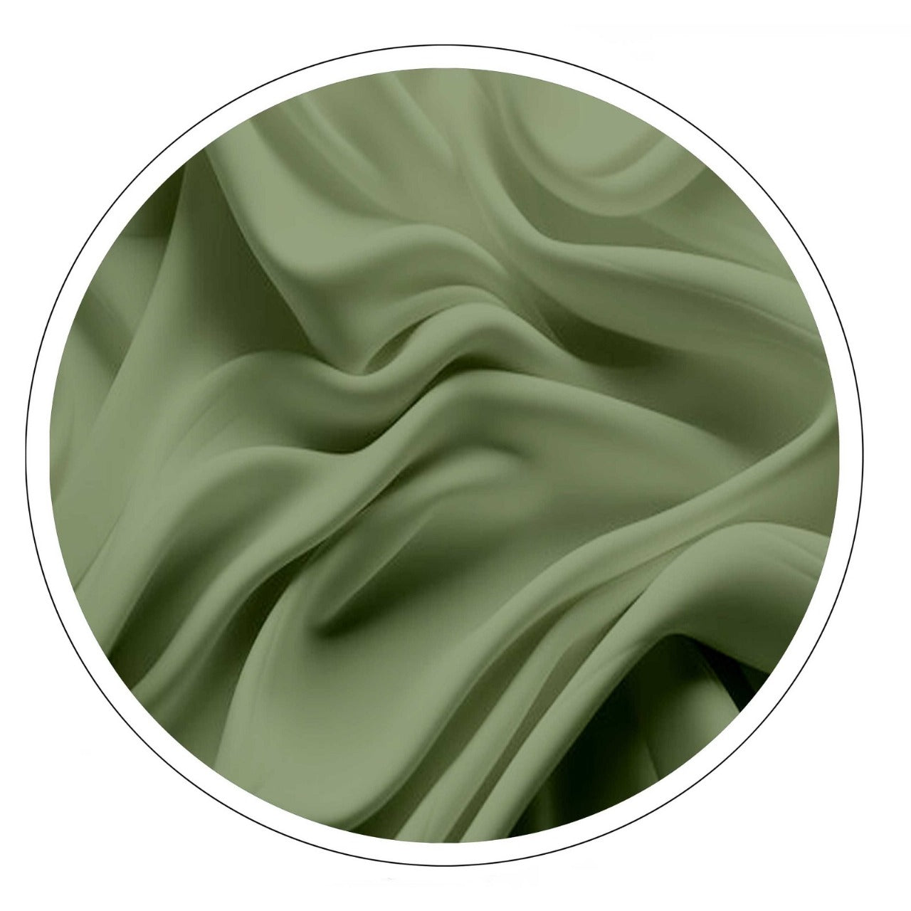 Oak & Lily King Size Elastic Fitted Bedsheet – Solid Olive Green | 300 TC | 100% Cotton | 2 Pillow Covers | Soft, Breathable, European Quality