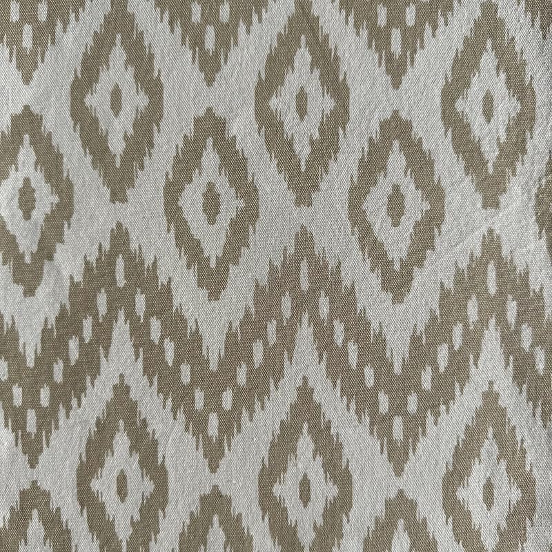 Oak & Lily Table Runner – Ivory & Beige Ikat Print | 100% Cotton | Premium European Quality
