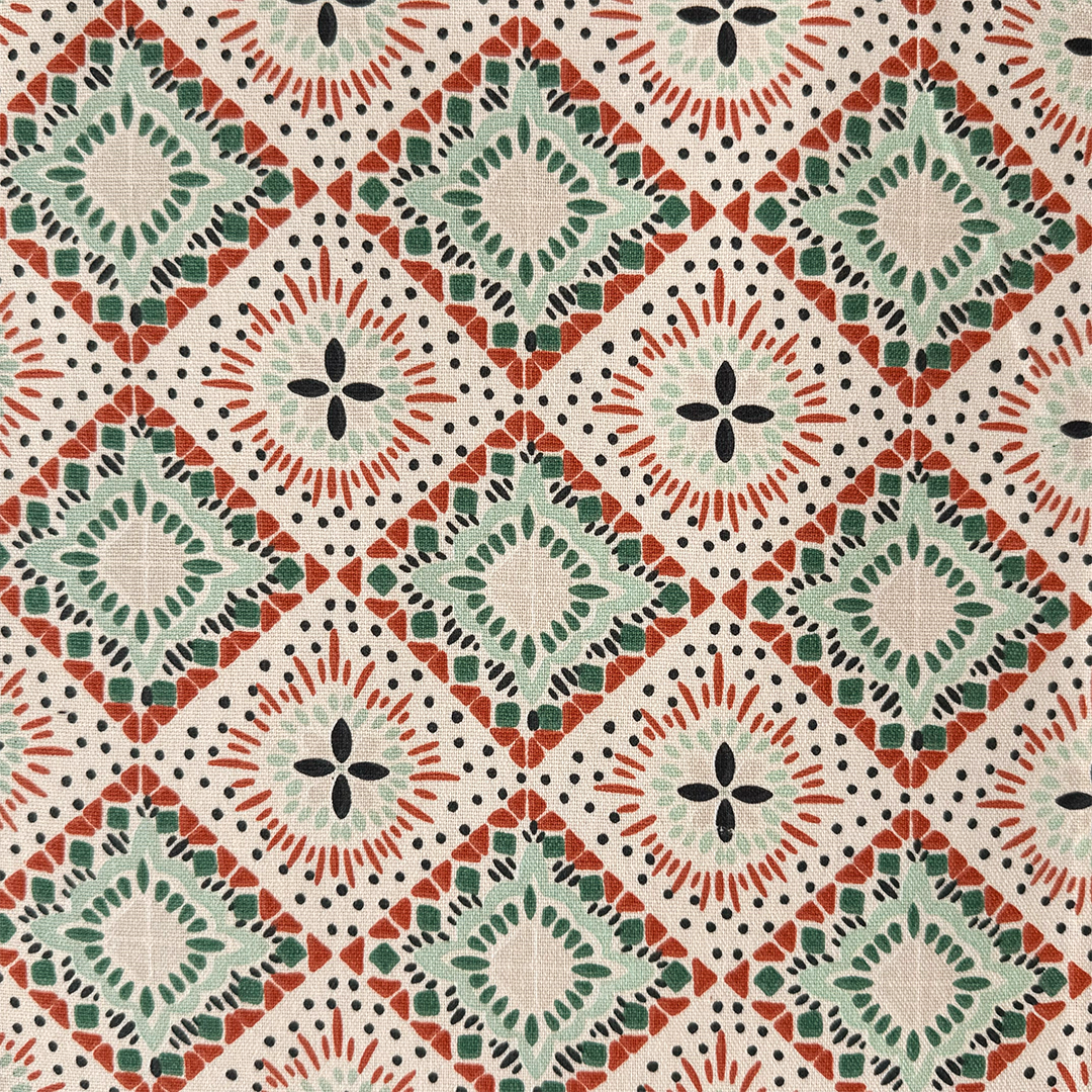 Oak & Lily Centre Table Runner – Multicolour Ethnic Print | 100% Cotton | Premium European Quality