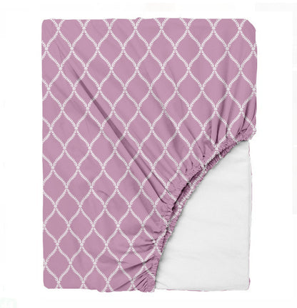 Oak & Lily King Size Bedsheet – Blossom Leaves Sea Green, Pink, Lt Grey | 210 TC | 100% Cotton | Flat | 2 Pillow Covers | Soft, Breathable, European Quality