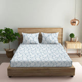 Autumn leaves Blue / 90x100 Inch