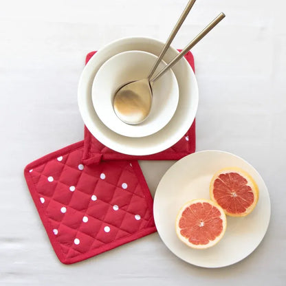 Beach House Print Kitchen Combo Set | Oven Mittens & Pot Holder