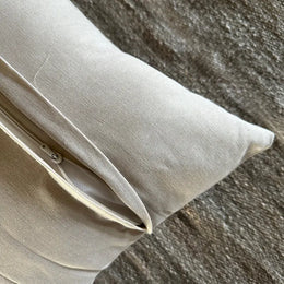Oak & Lily Plain Beige Cotton Cushion Cover | 100% Pure Cotton | Soft, Elegant & Washable | Premium European Quality