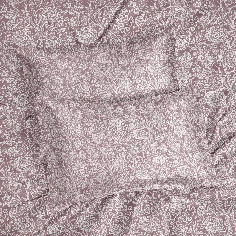 Blush Bloom King Bedsheet 210 TC