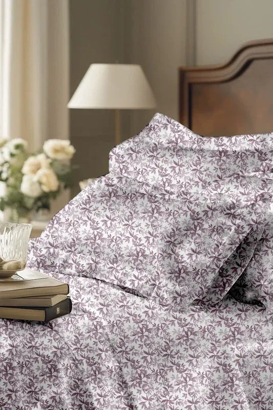 Blush Bloom King Bedsheet 210 TC