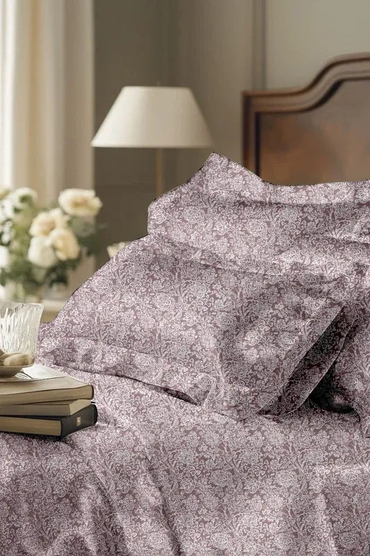 Blush Bloom King Bedsheet 210 TC