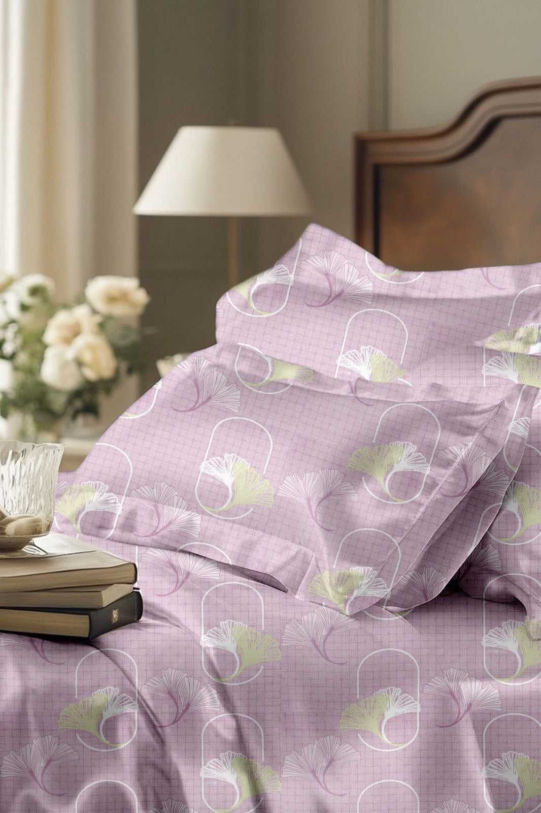 Lily Bloom King Bedsheet 210 TC