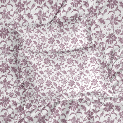 Blush Bloom King Bedsheet 210 TC