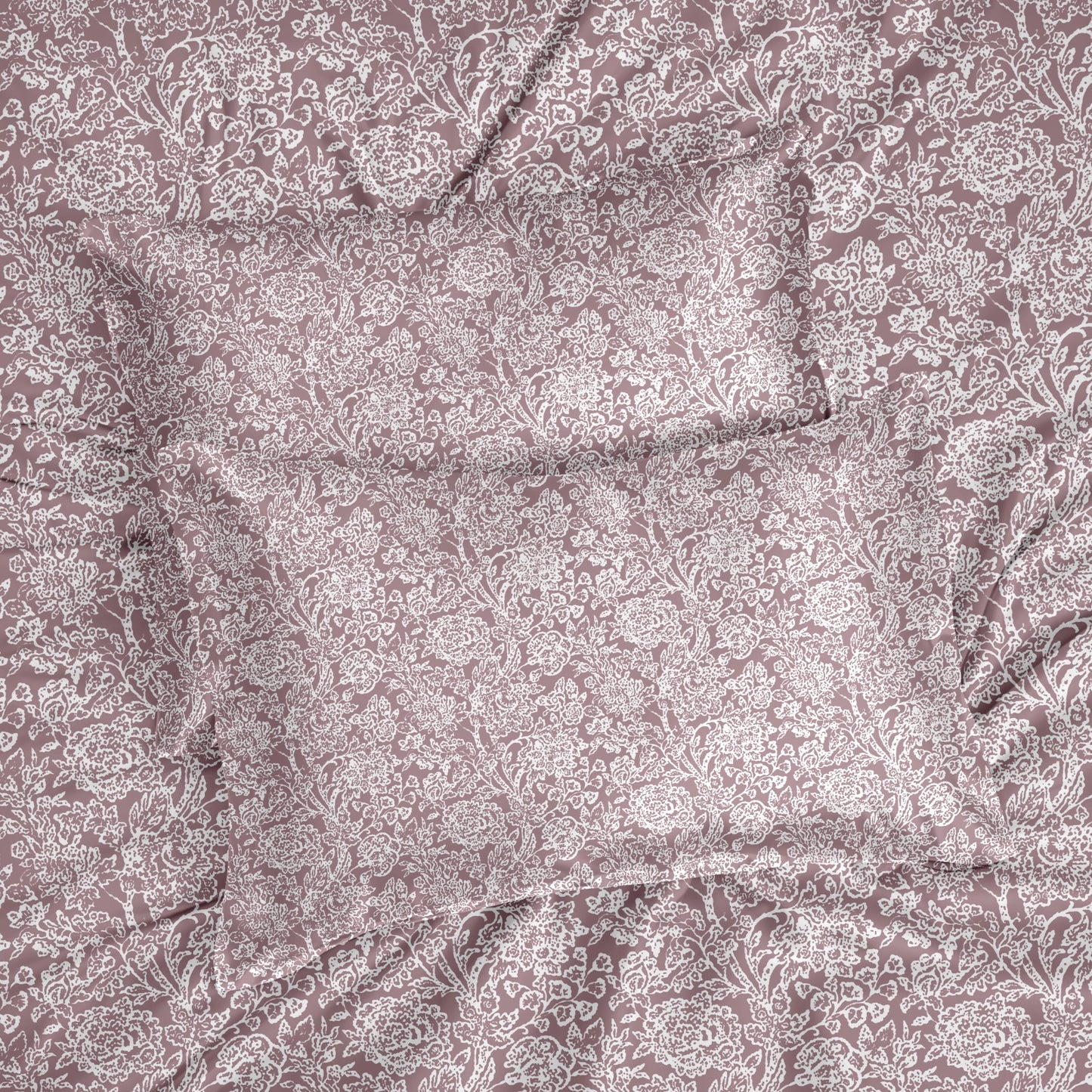 Blush Bloom King Bedsheet 210 TC