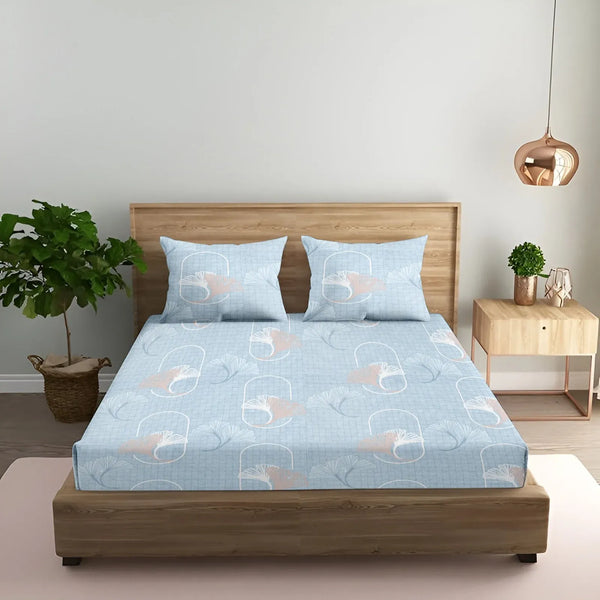 Lily Bloom King Bedsheet 210 TC