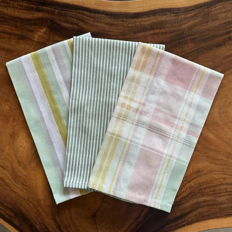 Multicolour Geometric Print Kitchen Napkins | Set of 3