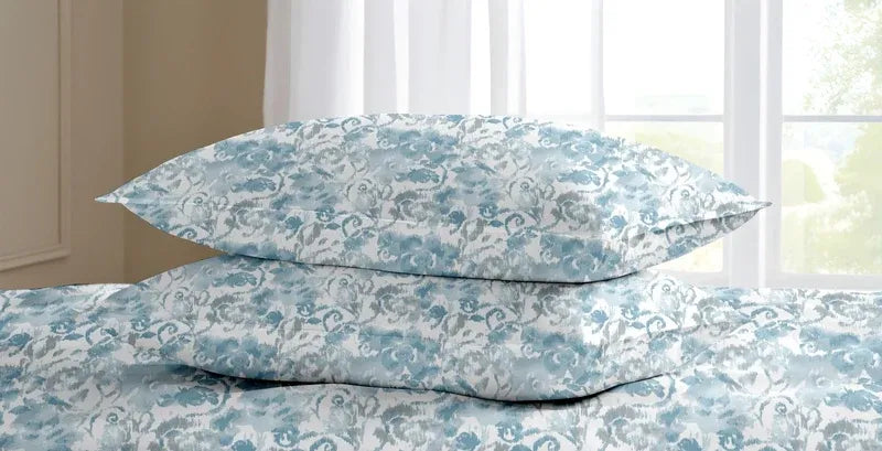 Pastel Flora  King Bedsheet 210 TC