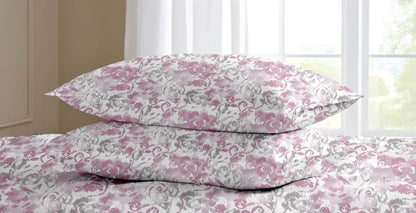 Pastel Flora  King Bedsheet 210 TC