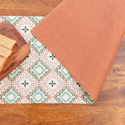 Oak & Lily Centre Table Runner – Multicolour Ethnic Print | 100% Cotton | Premium European Quality