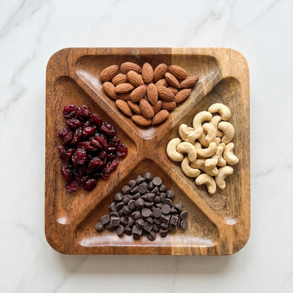 Oak & Lily | Pure Mango Wood Tray (20 X 20 CM)